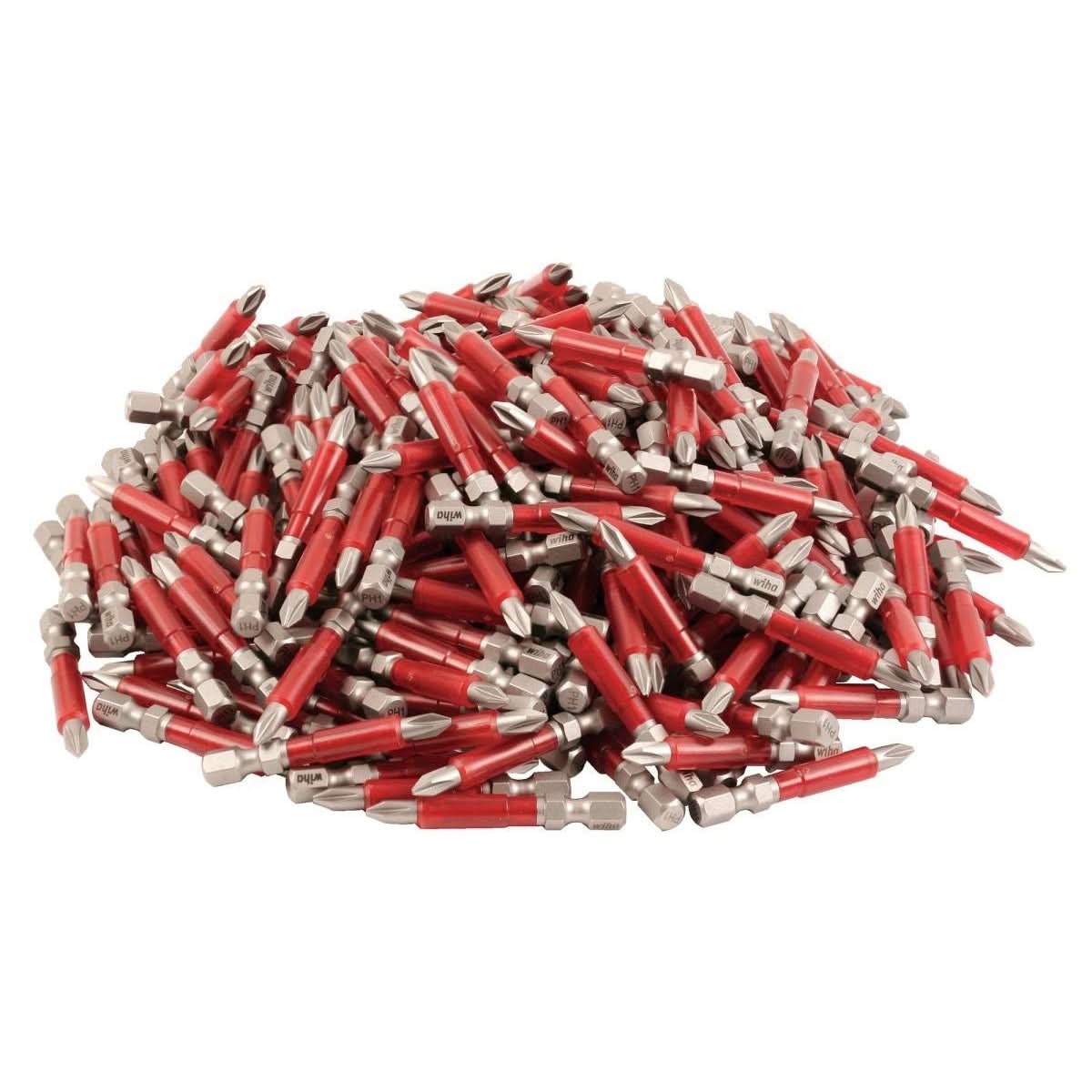 Wiha 76581 Impact Insert Bit Phillips #1 - 250 Pack