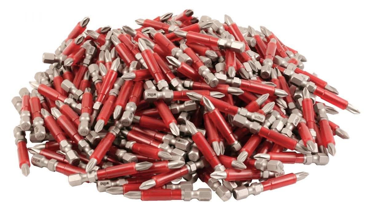 Wiha 76593 Impact Power Bit Square #2 - 250 Pack
