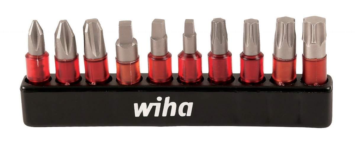 Wiha 76881 Terminator Impact Insert Phillips, Torx, Square 10-Piece Set