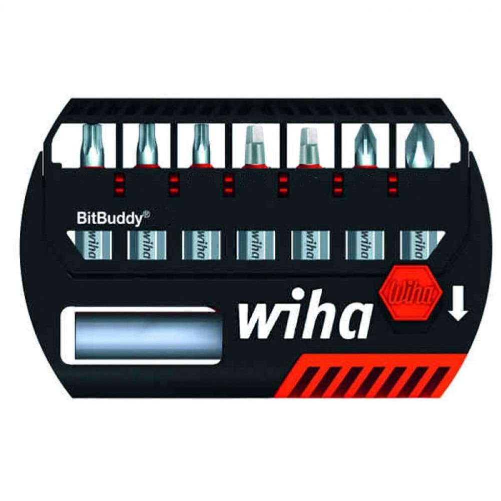 Wiha 76891 Terminator Impact Insert Bit Buddy Phillips/Square/Torx 8 Piece Set