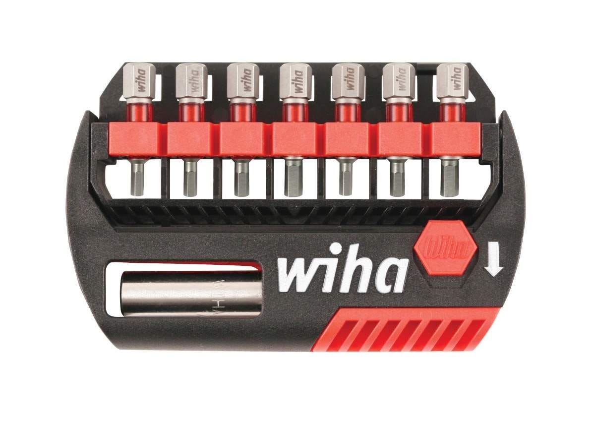 Wiha 76893 Terminator Impact Insert Bit Buddy Hex Inch/Metric 8 Piece Set