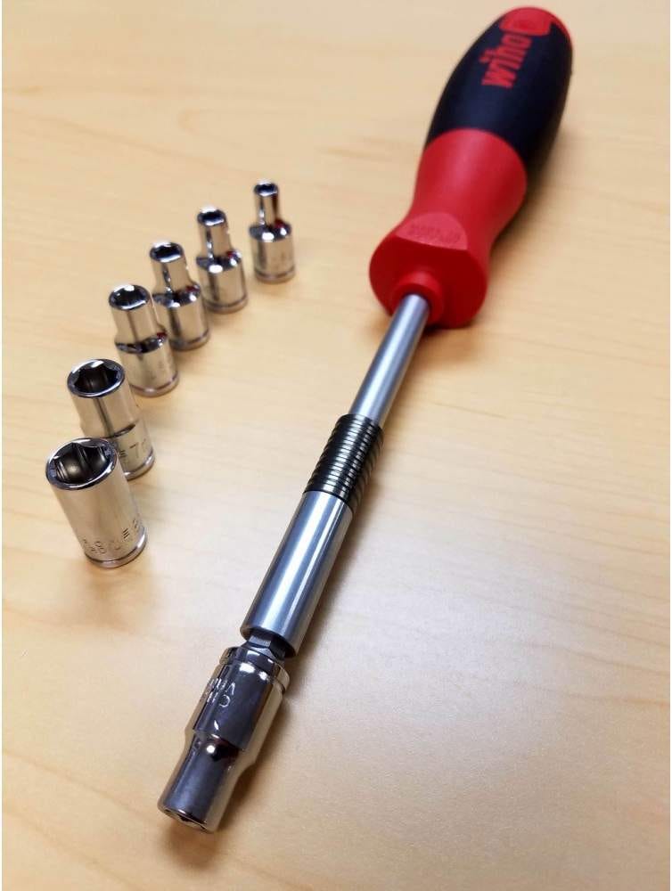 Wiha 77741 Ultra Driver 1/4" Hex To 1/4" Square Drive Adapter