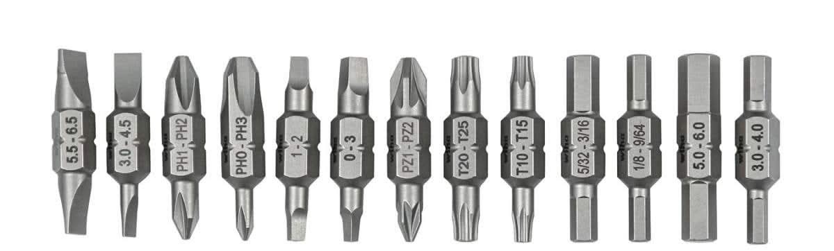 Wiha 77780 13 Bit Pack Reload for Tradesman 26 In One Ultra Driver