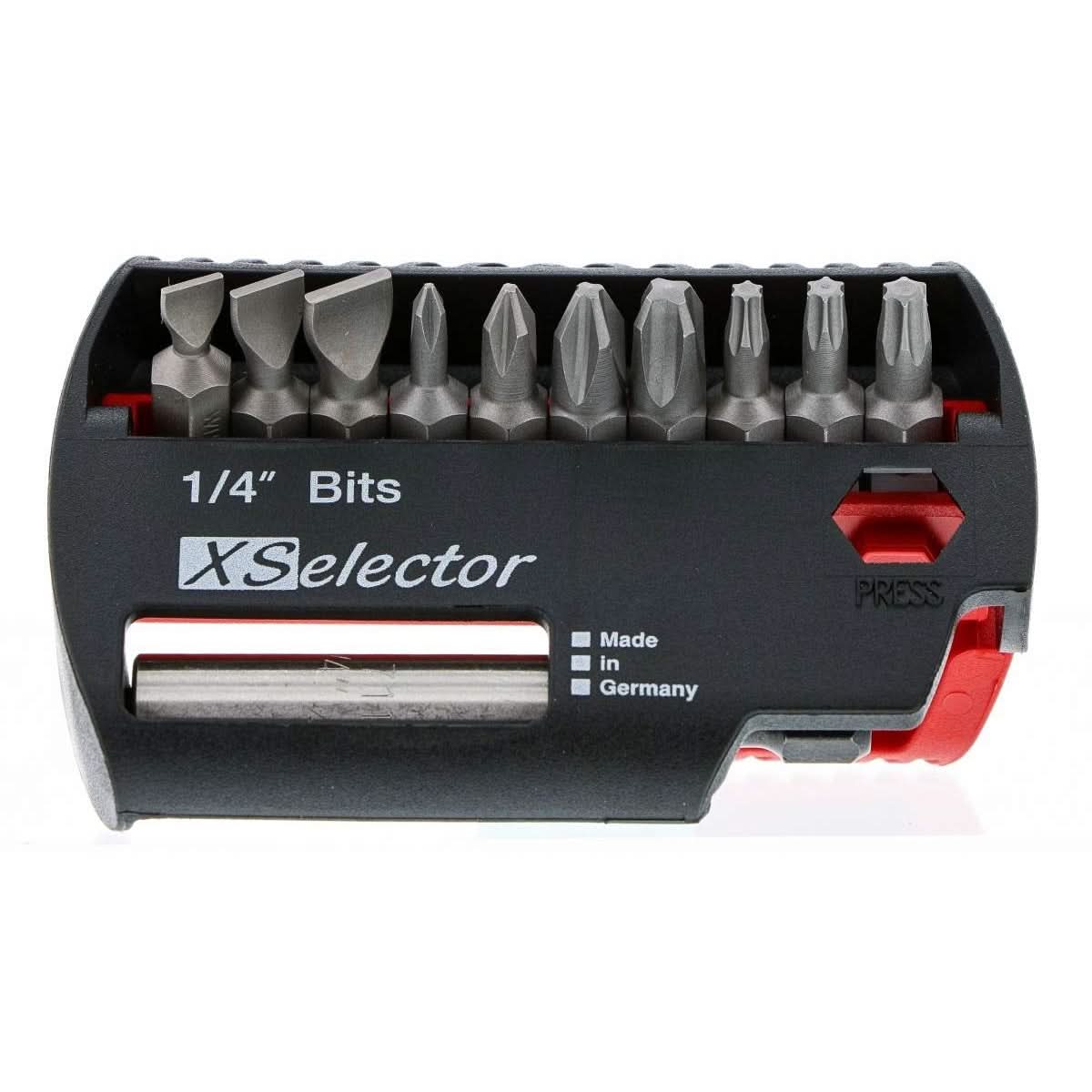 Wiha 79443 Slotted/Phillips/Torx XSelector Bit Set with Quick Release Holder