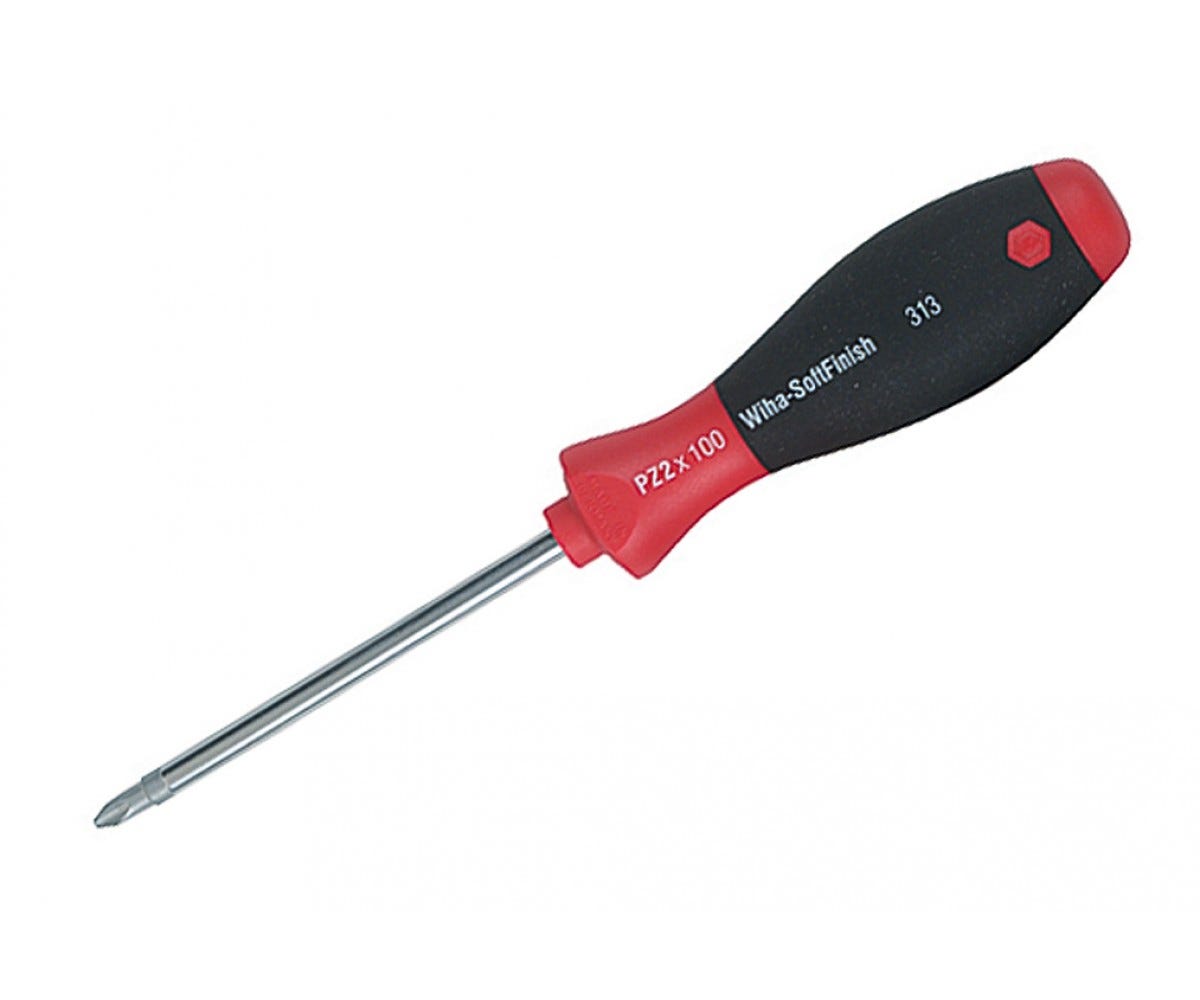Wiha 31351 SoftFinish Pozidriv Screwdriver #1