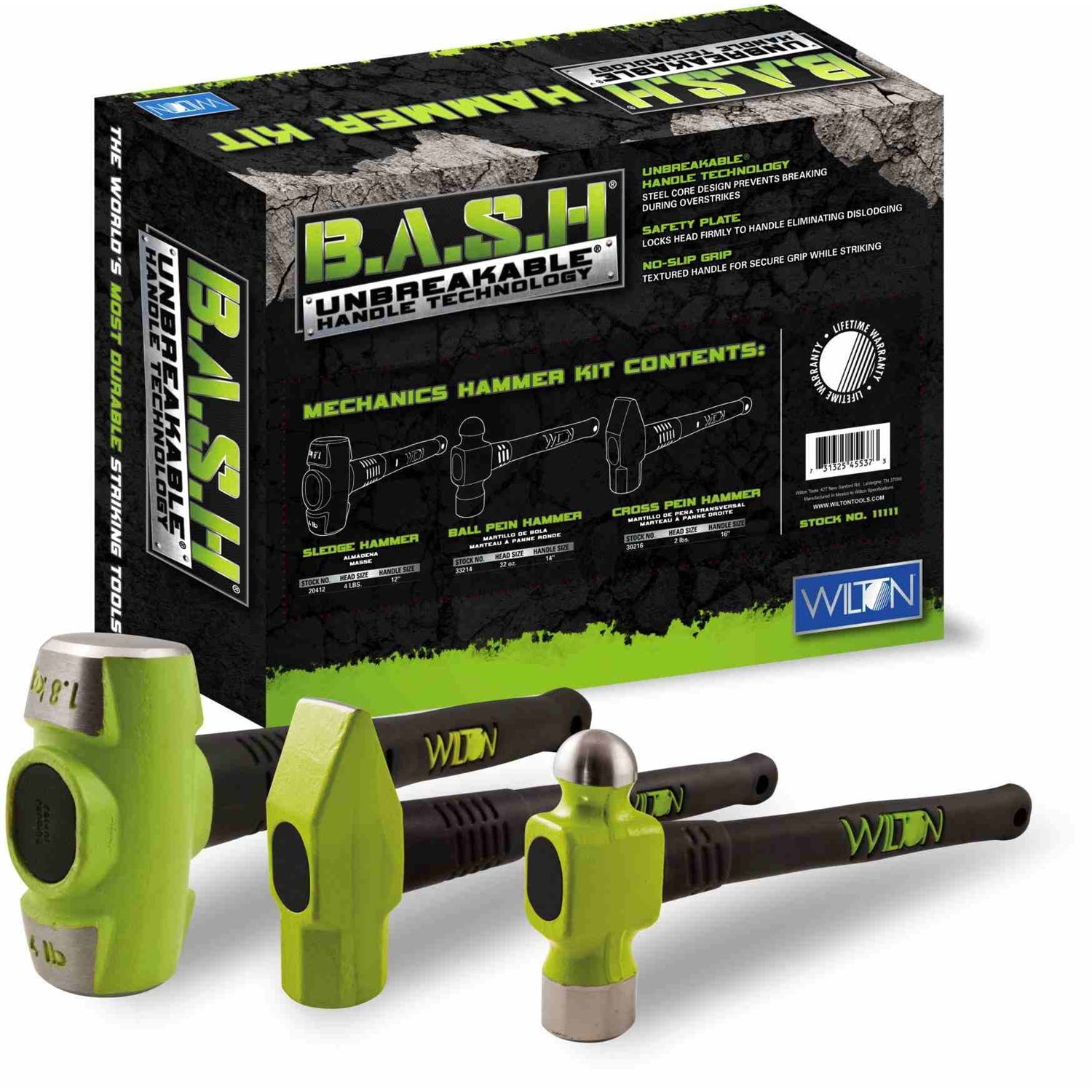 Wilton 11111 B.A.S.H Mechanics Hammer Kit