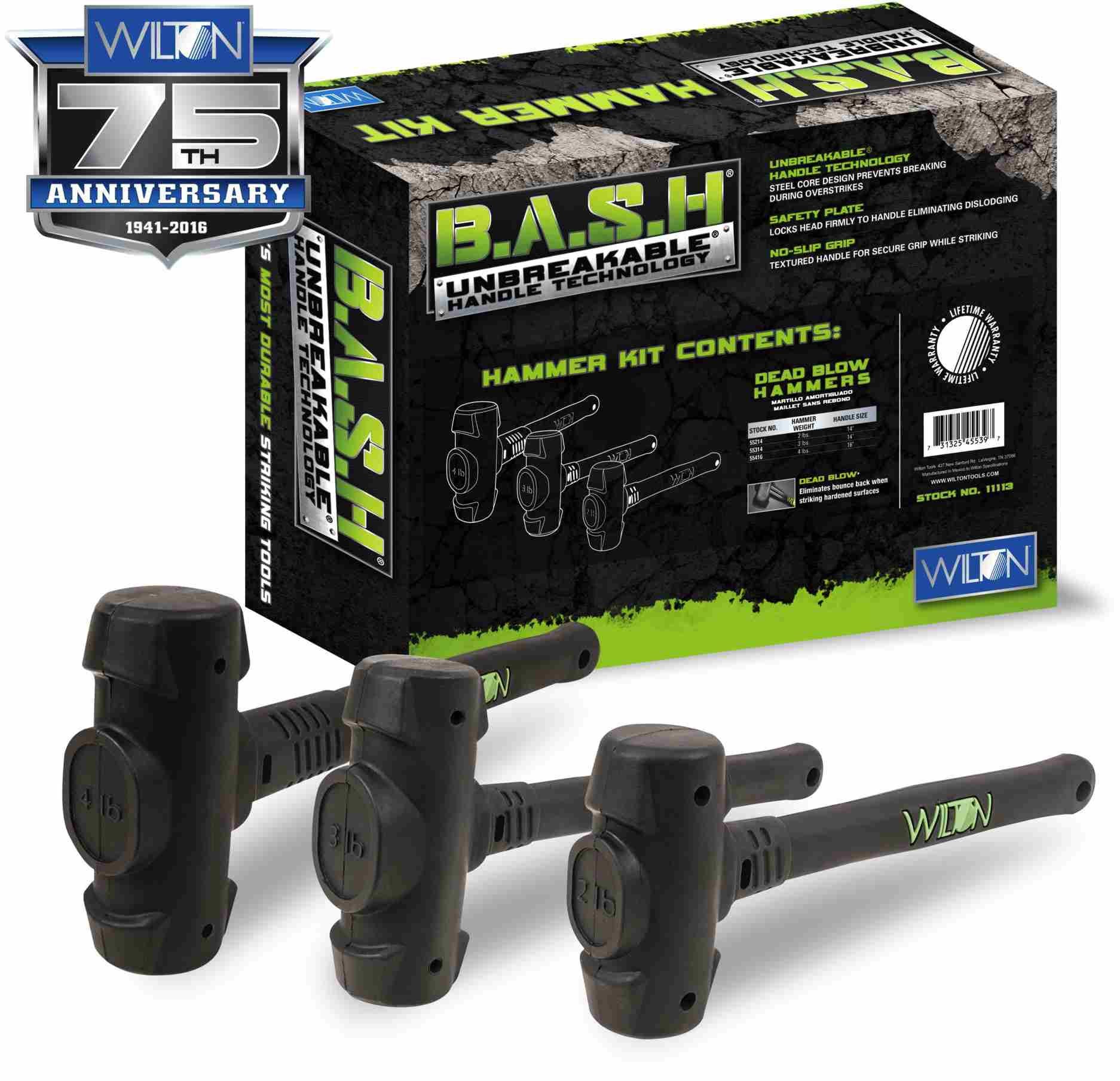 Wilton 11113 B.A.S.H Dead Blow Hammer Kit