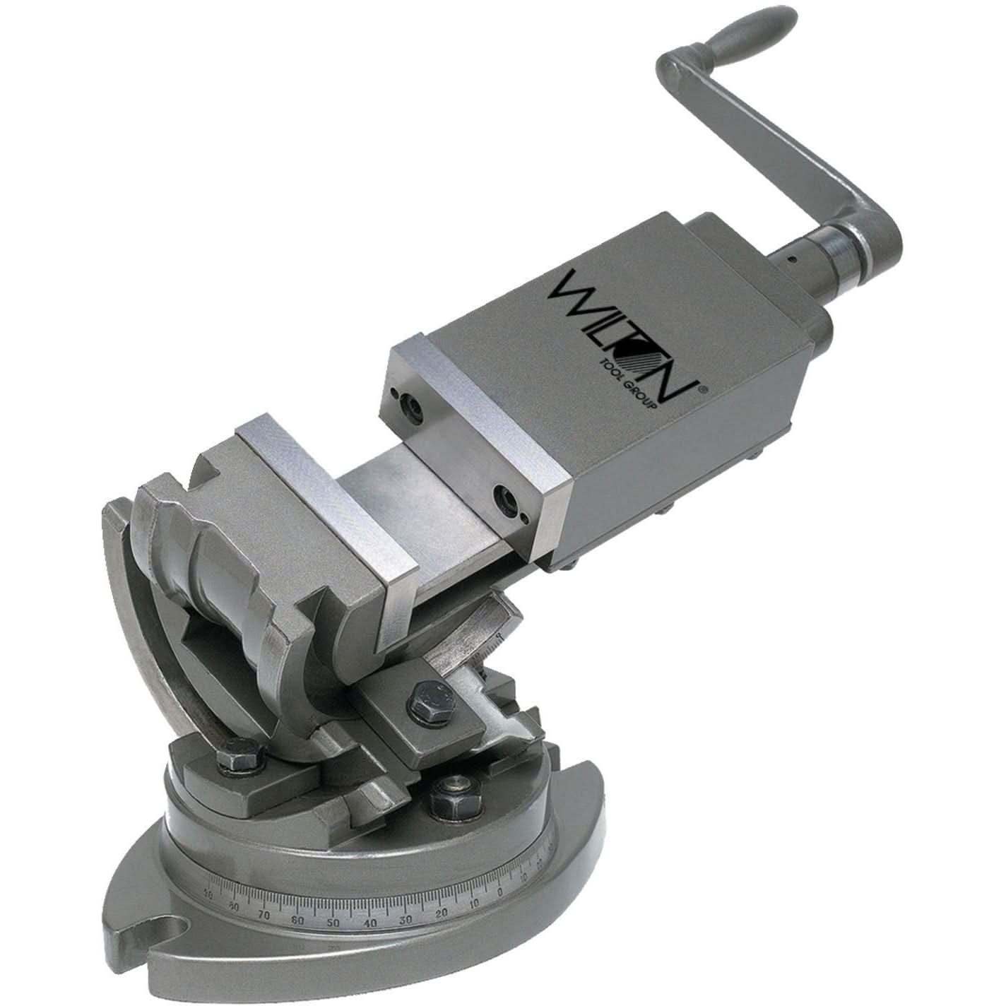 Wilton 11702 3-Axis Precision Tilting Vise 4" Jaw Width, 1-1/2" Jaw Depth