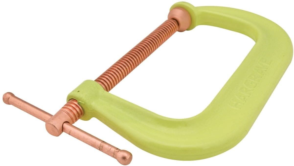 Wilton 42510 Deep-Reach Carriage C-Clamp, 0"-1" Jaw Opening, 3" Throat Depth