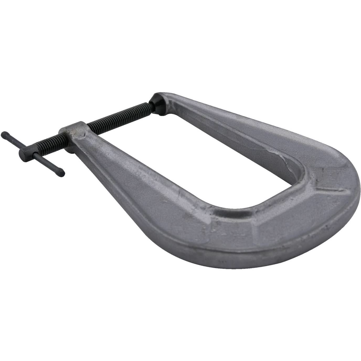 Wilton 42460 Xtra Deep-Reach Carriage C-Clamp, 0" - 2-1/2" Jaw Opening, 6-1/4" Throat Depth