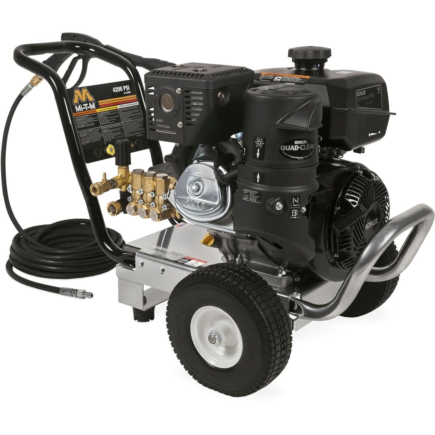 Mi-T-M WP-4200-0MKB Work Pro Series 4200 PSI Gasoline Direct Drive Cold Water Pressure Washer