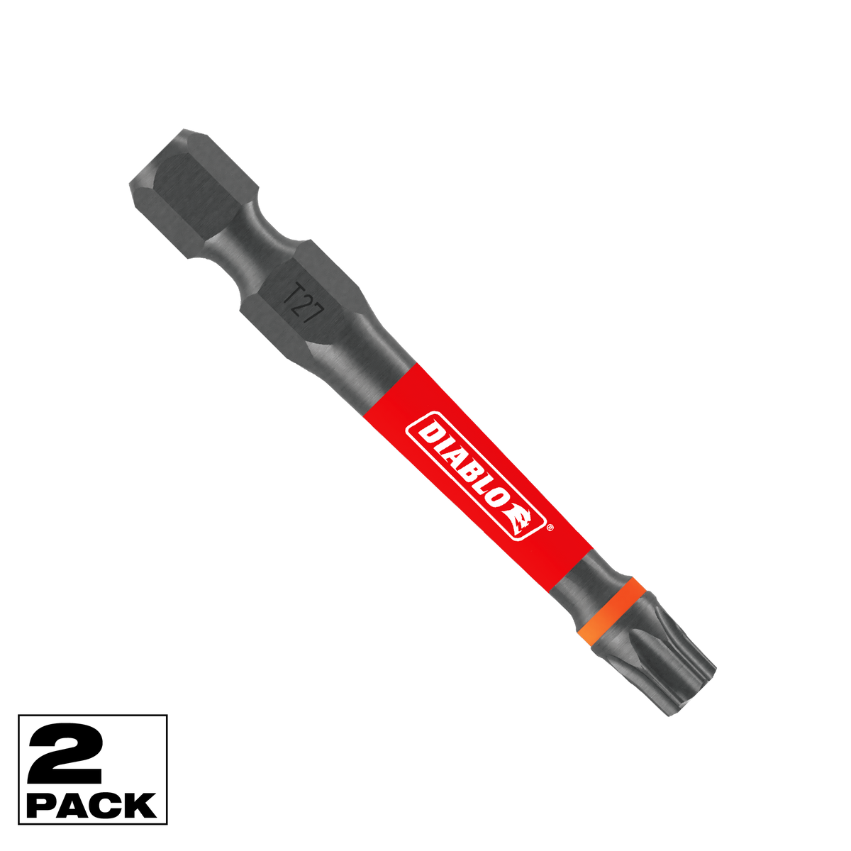 Diablo 2 in. Torx Security T27 Drive Bit (DTH272P2)
