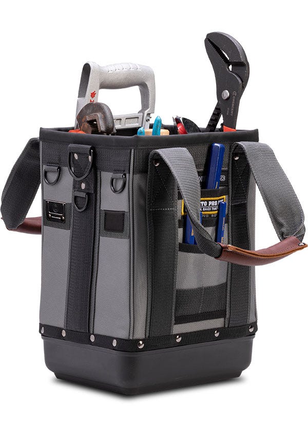 Veto Pro Pac Wrencher-MC Medium Compact Open-Top Plumber's Tool Bag