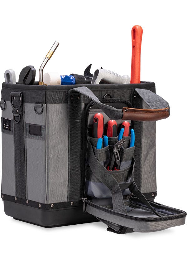 Veto Pro Pac Wrencher-XL Extra Large Open-Top Plumber's Tool Bag