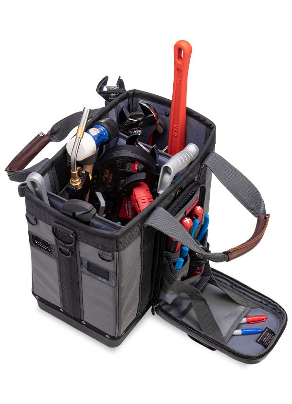 Veto Pro Pac Wrencher-XL Extra Large Open-Top Plumber's Tool Bag
