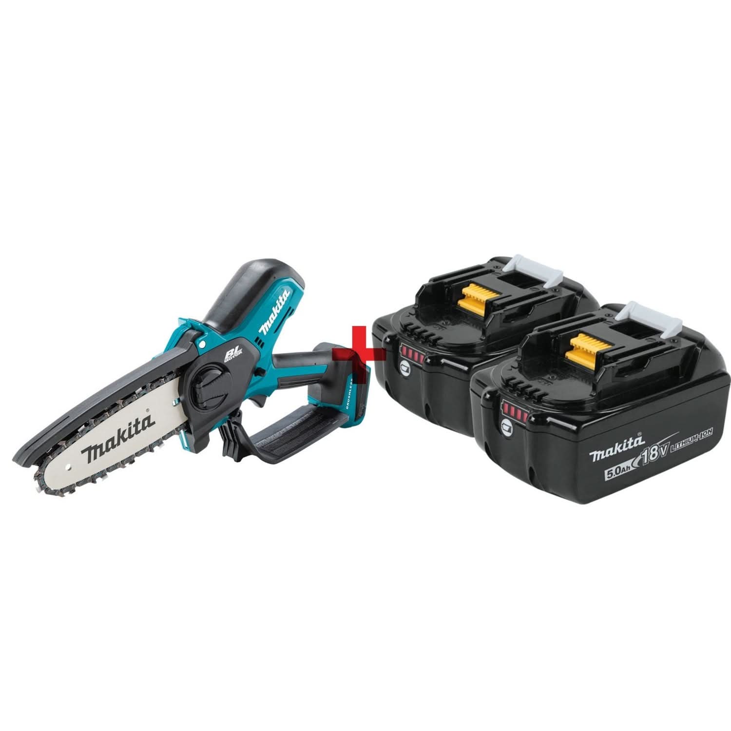 Makita 18V LXT Brushless 6 in. Pruning Saw with Batteries, 2-Pack