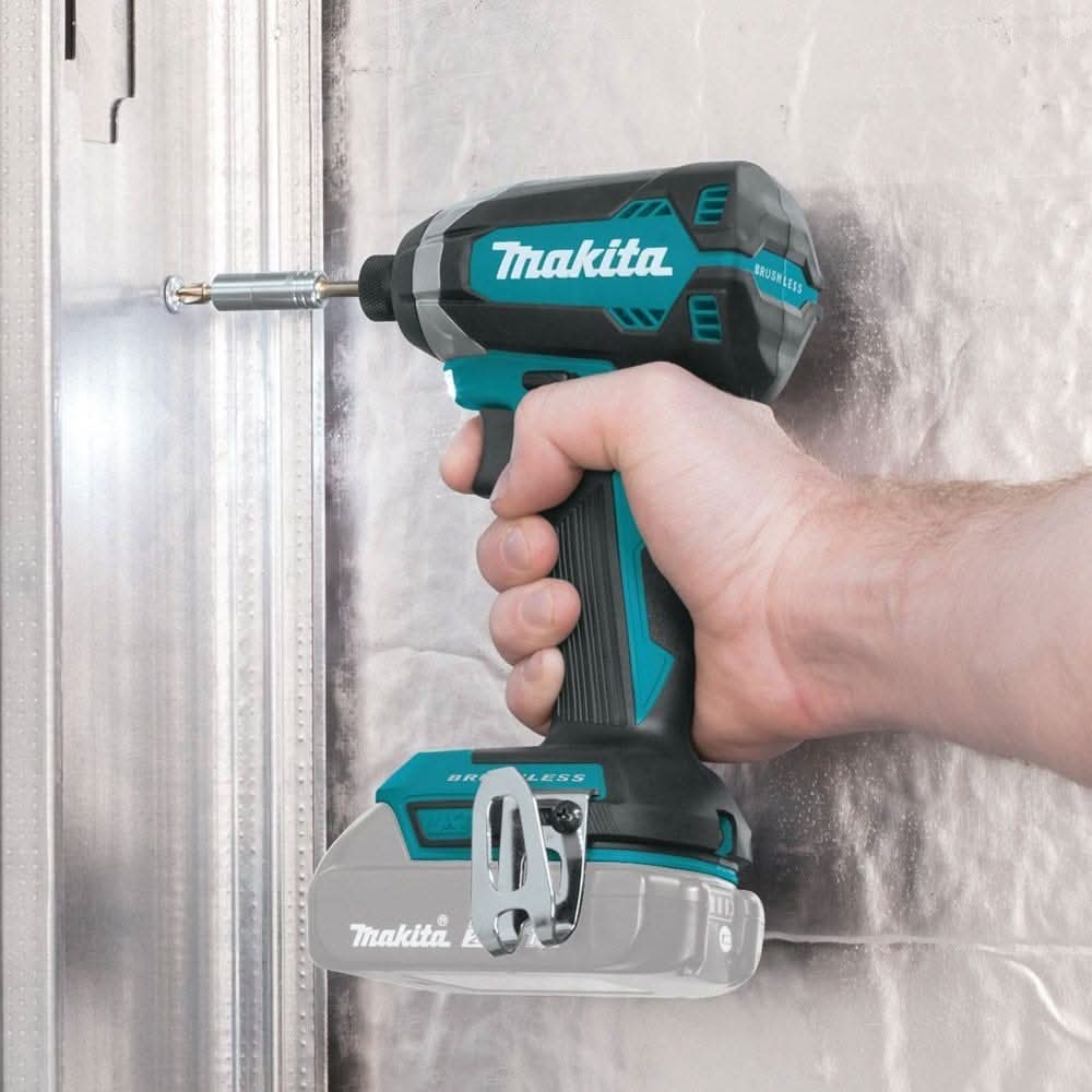 Makita 18V Brushless Cordless Impact Driver , Tool Only plus 18V LXT Compact 2.0Ah Battery