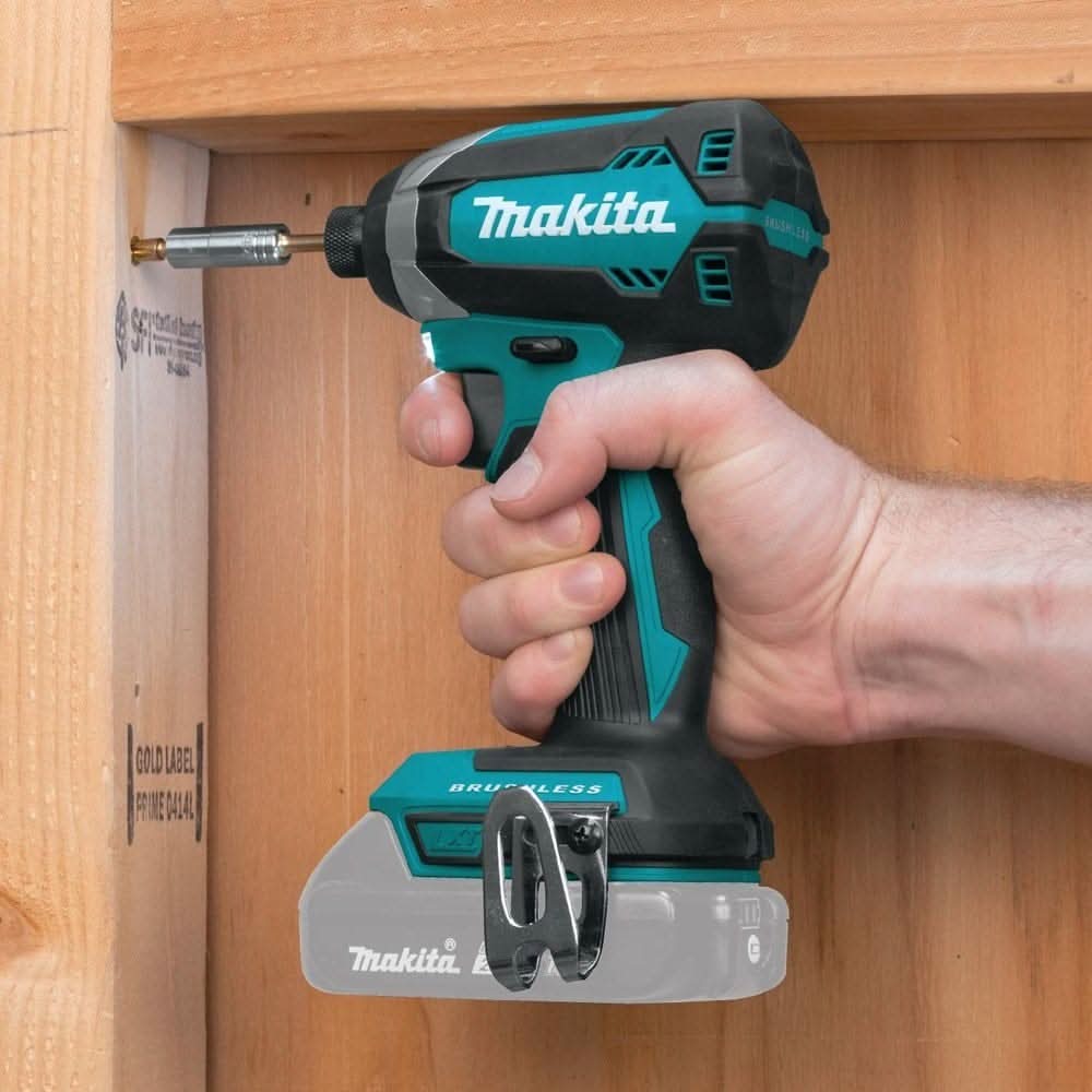 Makita 18V Brushless Cordless Impact Driver , Tool Only plus 18V LXT Compact 2.0Ah Battery