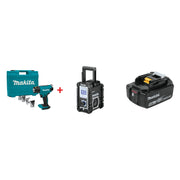 Makita 18V LXT Heat Gun w/ 18V LXT / 12V max CXT Bluetooth Radio & 18V LXT 5.0Ah Battery
