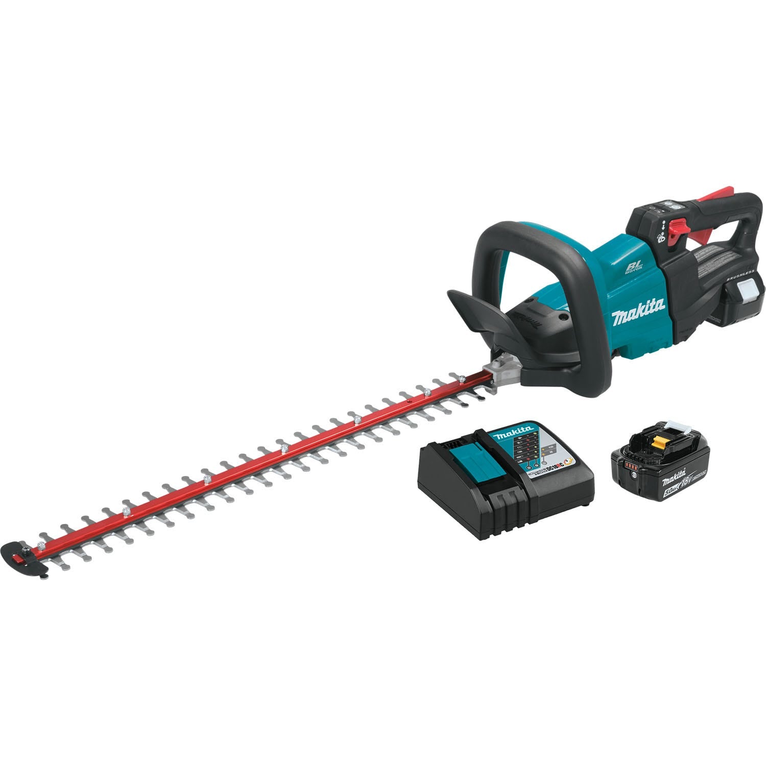 Makita XHU07T 18V LXT Lithium-Ion Brushless Cordless 24" Hedge Trimmer Kit (5.0Ah)