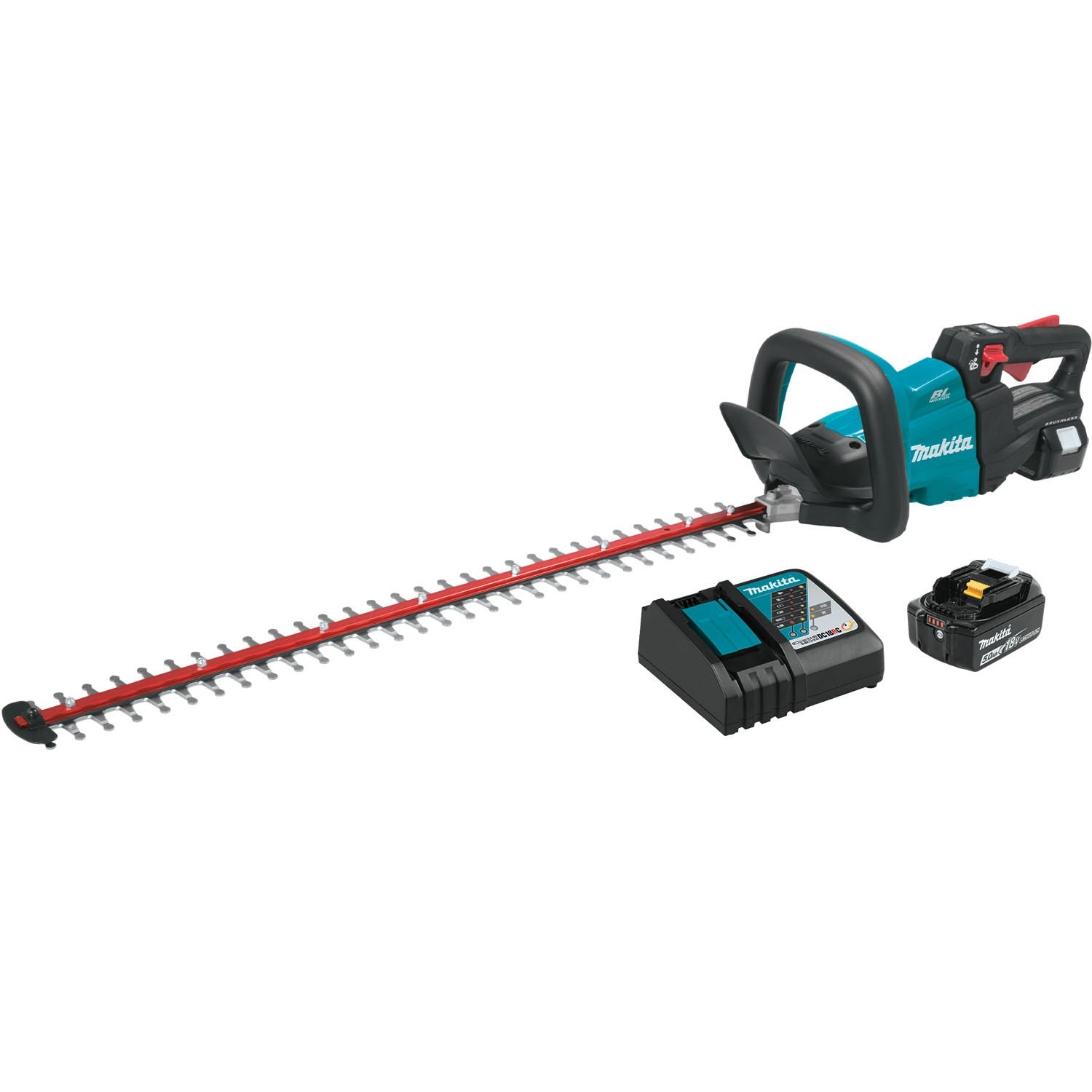 Makita XHU08T 18V LXT Lithium-Ion Brushless Cordless 30" Hedge Trimmer Kit (5.0Ah)