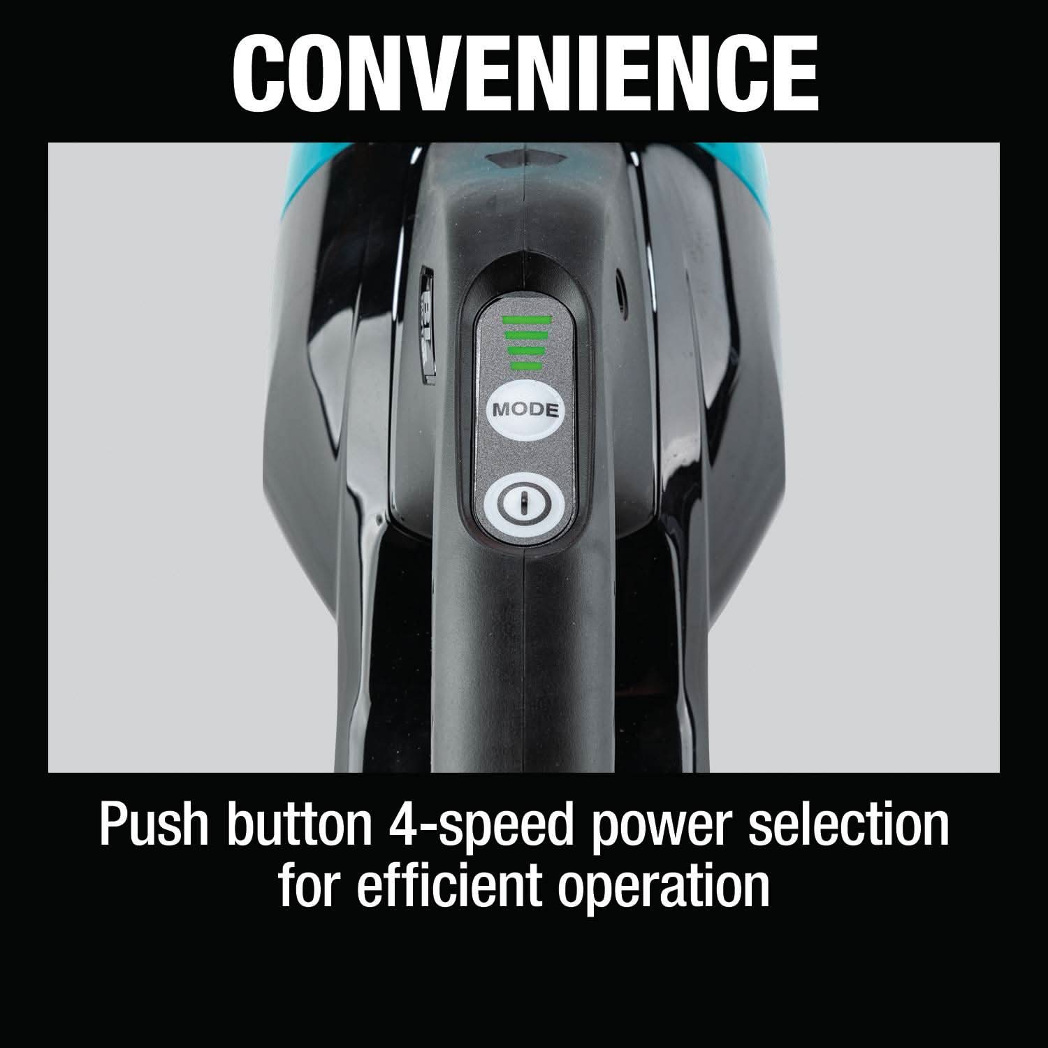 Makita XLC09R1B 18V LXT Lithium-ion Brushless Cordless 4-Speed Compact Stick Vacuum Kit, w/ Push Button (2.0Ah)