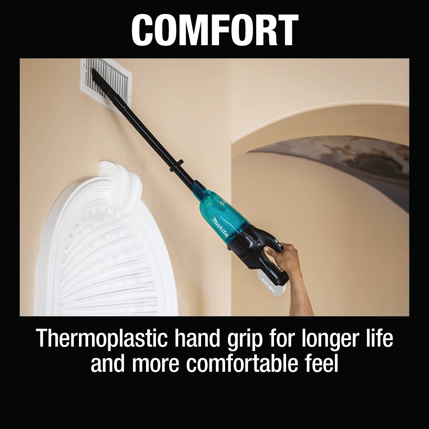 Makita XLC09ZB 18V LXT Lithium-ion Compact Brushless Cordless 4-Speed Vacuum, w/ Push Button (Tool Only)