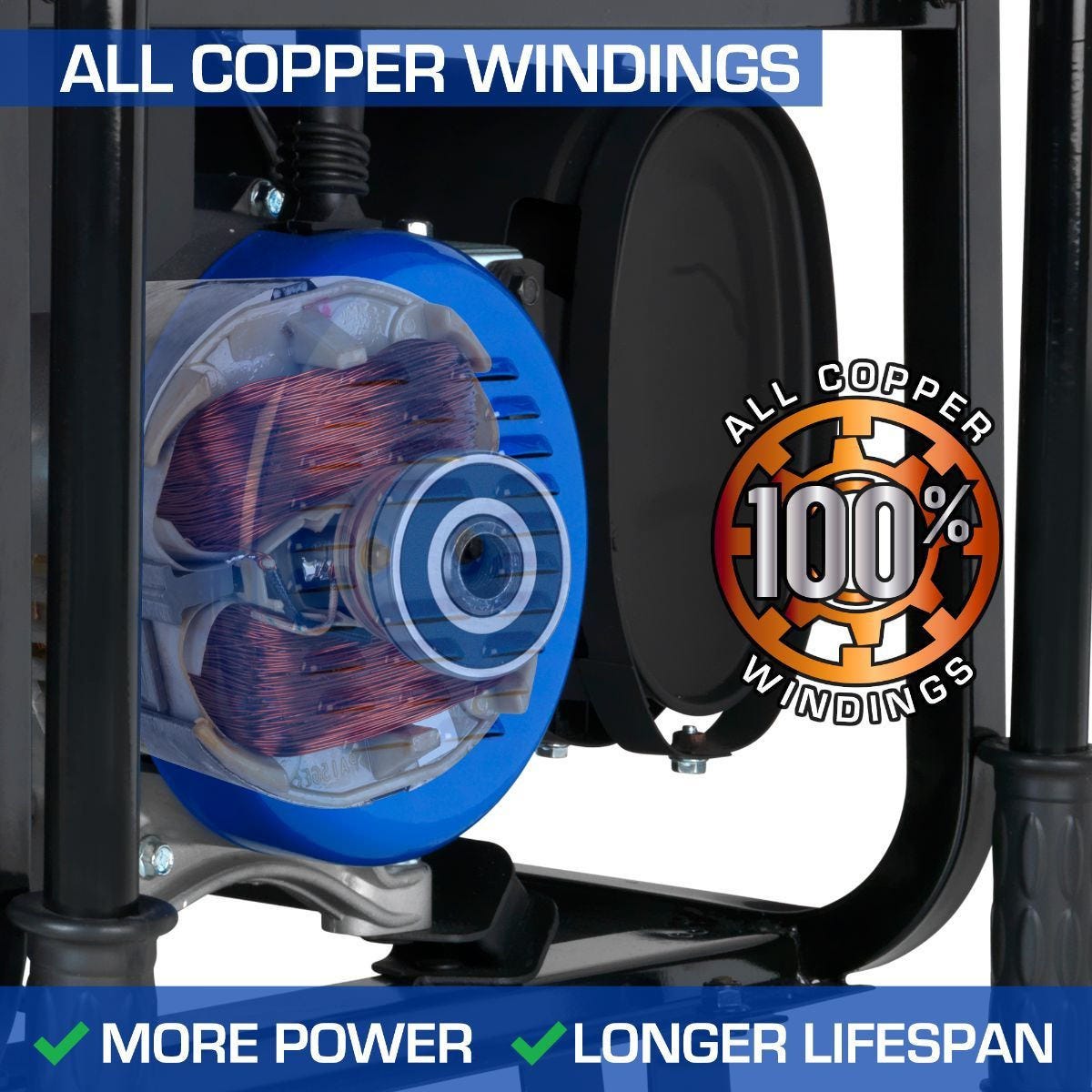 DuroMax XP12000E 12,000-Watt 457cc Portable Gas Electric Start Generator