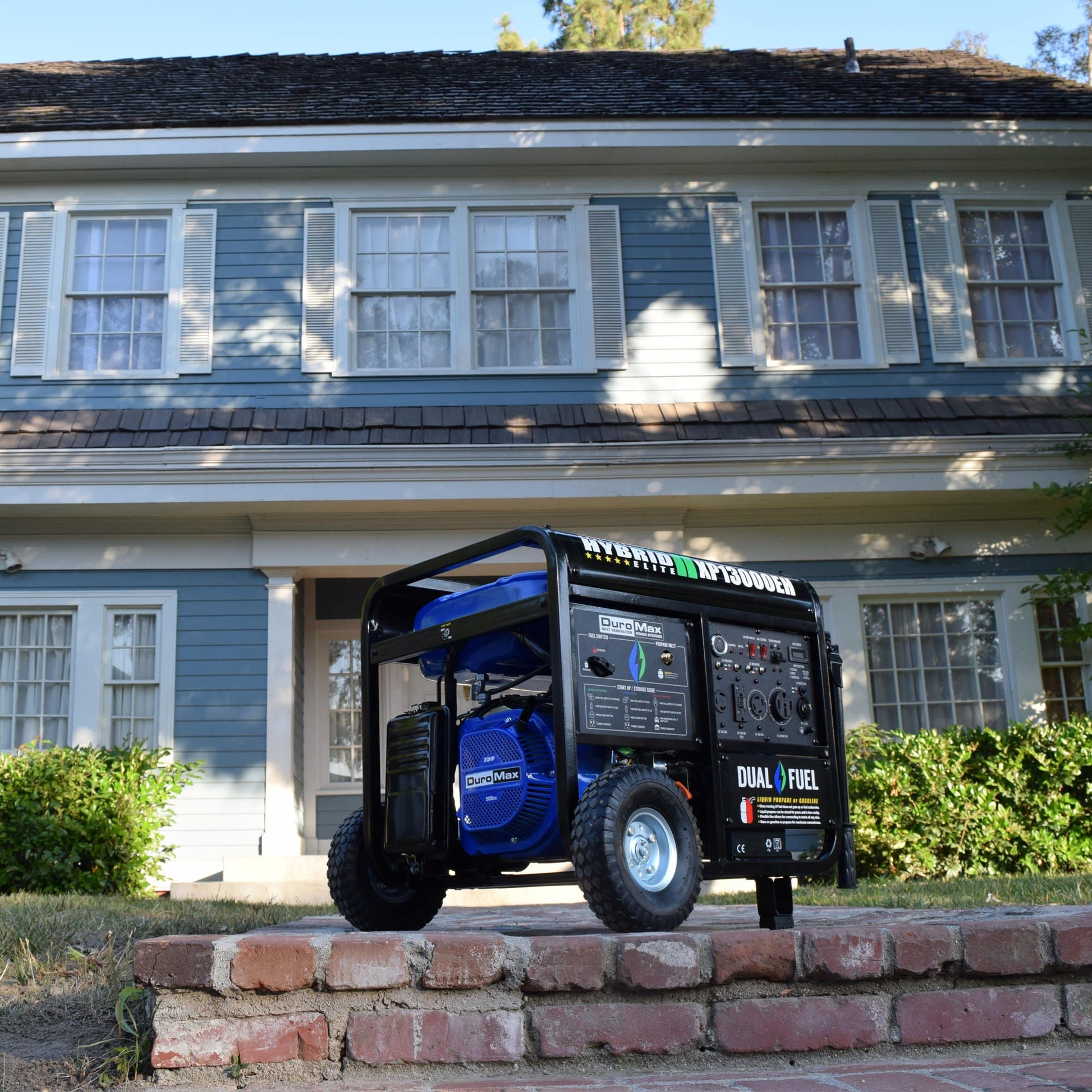 DuroMax XP13000EH 13,000-Watt 500cc Portable Hybrid Gas Propane Generator
