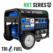 Duromax XP15000HXT 15,000 Watt Electric Start Tri-Fuel Portable Generator