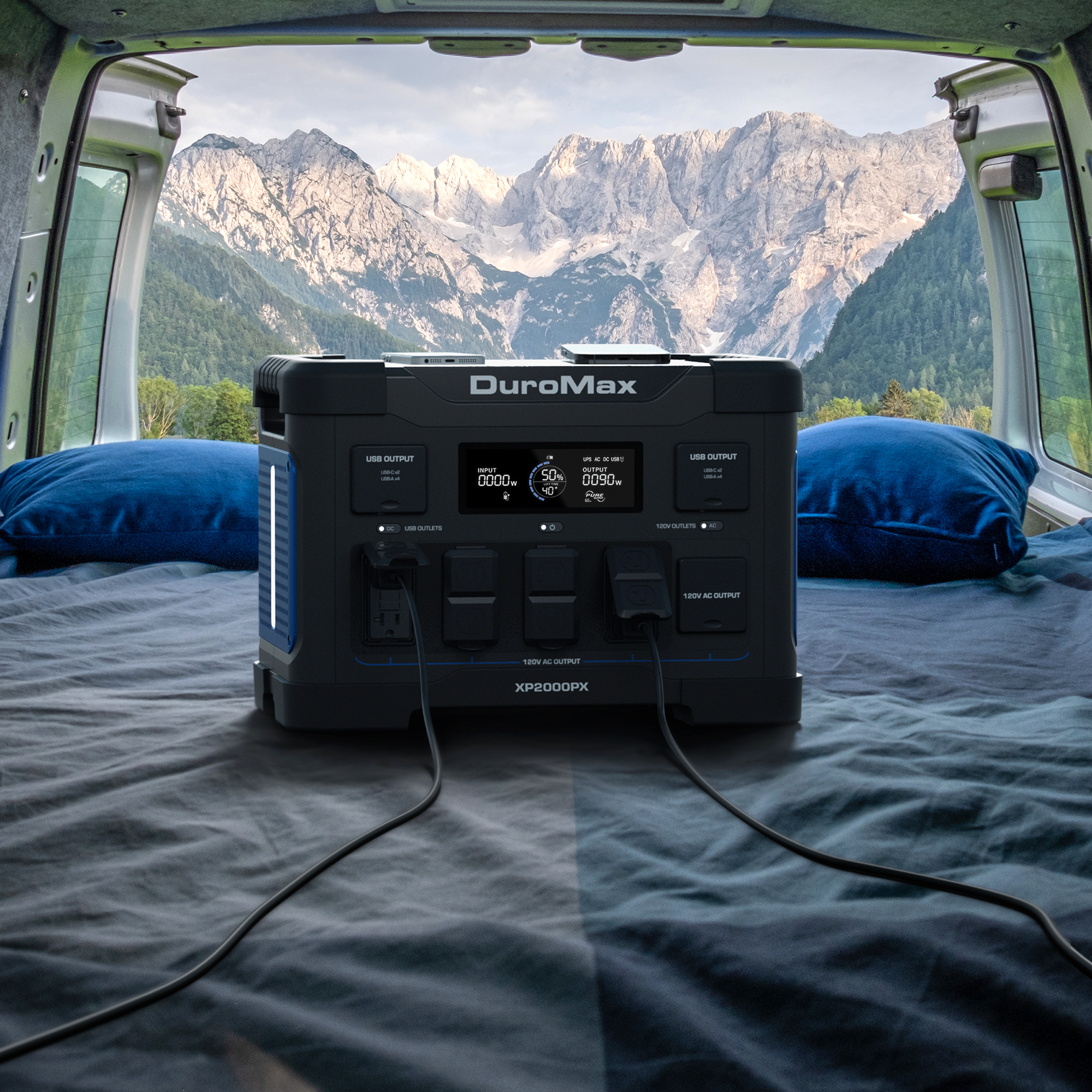 Duromax XP2000PX 2000 Watt LiFePO4 Portable Battery Backup Power Station