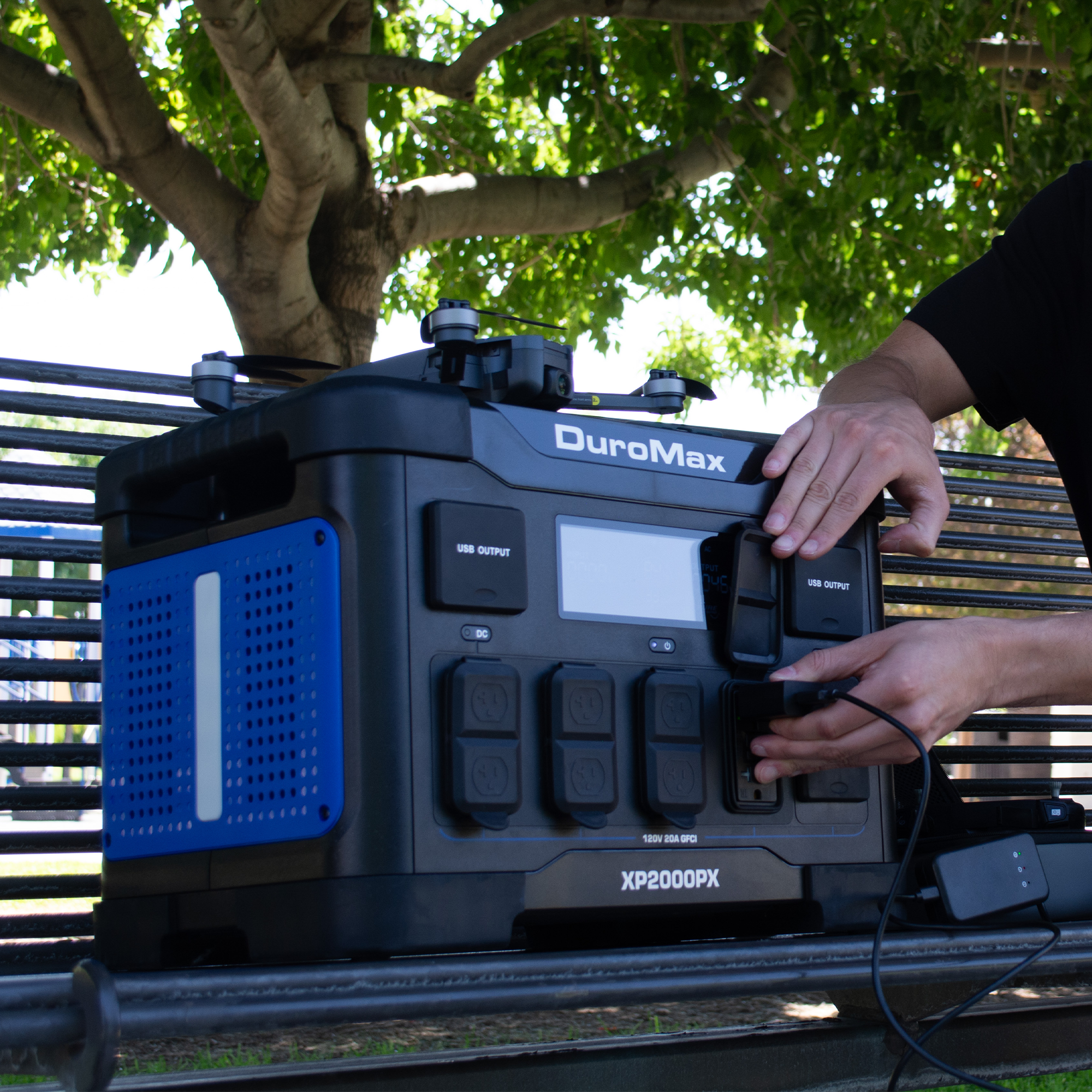 Duromax XP2000PX 2000 Watt LiFePO4 Portable Battery Backup Power Station