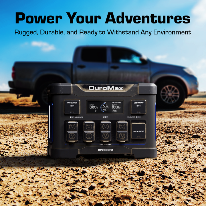 Duromax XP2000PX 2000 Watt LiFePO4 Portable Battery Backup Power Station
