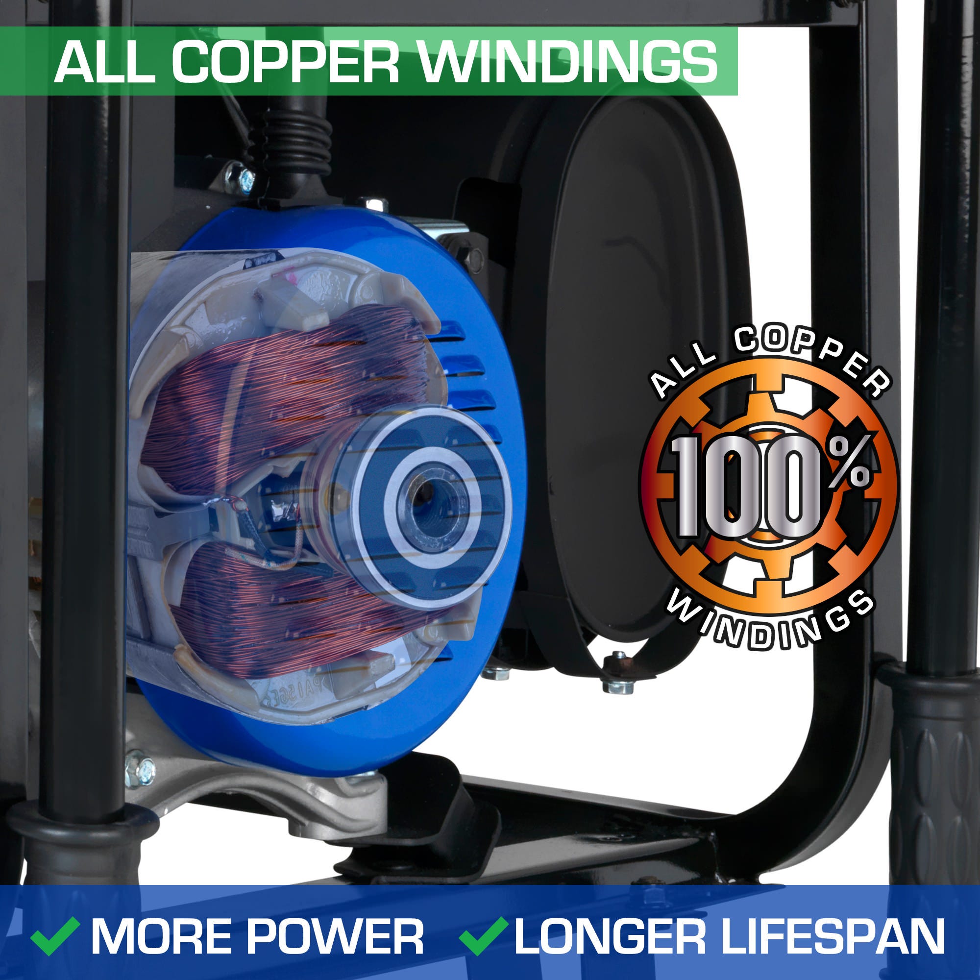 DuroMax XP4850HX 4,850-Watt 210cc Dual Fuel Gas Propane Portable Generator with CO Alert