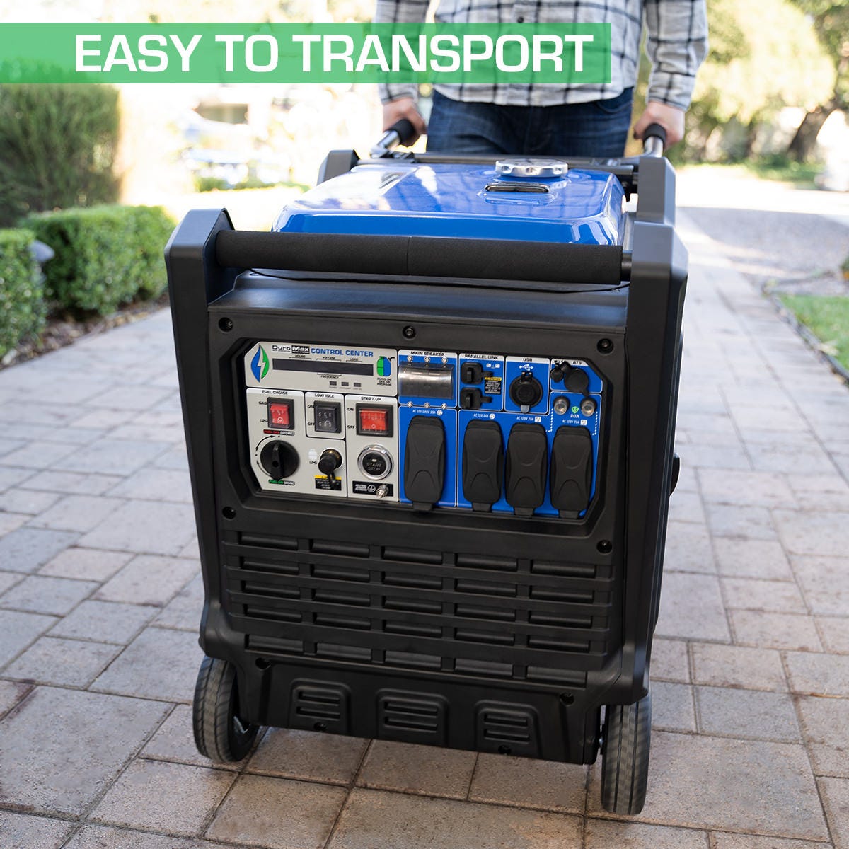 DuroMax XP9000iH 9,000-Watt 459cc Dual Fuel Digital Inverter Hybrid Portable Generator