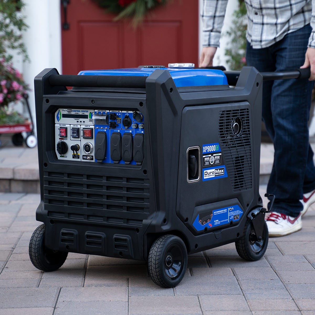 DuroMax XP9000iH 9,000-Watt 459cc Dual Fuel Digital Inverter Hybrid Portable Generator