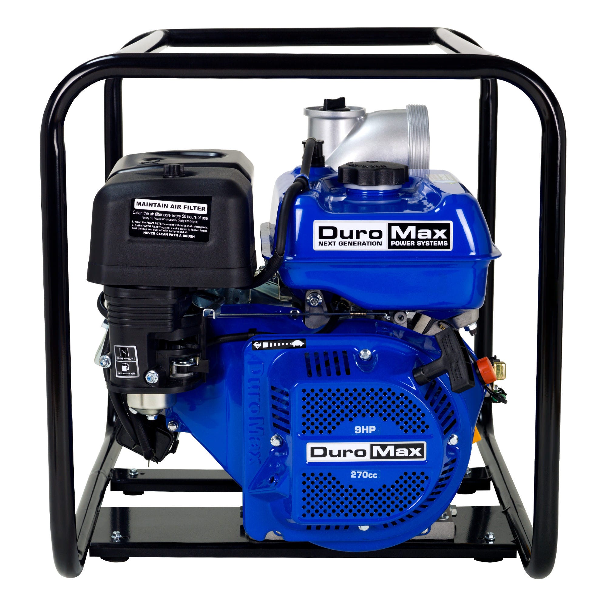 DuroMax XP904WP 270cc 427-GPM 3,600-RPM 4-Inch Gasoline Engine Portable Water Pump
