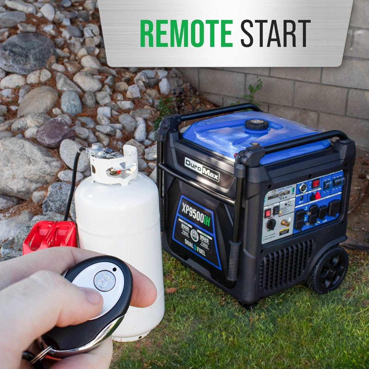 Duromax XP9500iH Portable Dual Fuel Inverter 9,500-Watt Generator w/ CO Alert