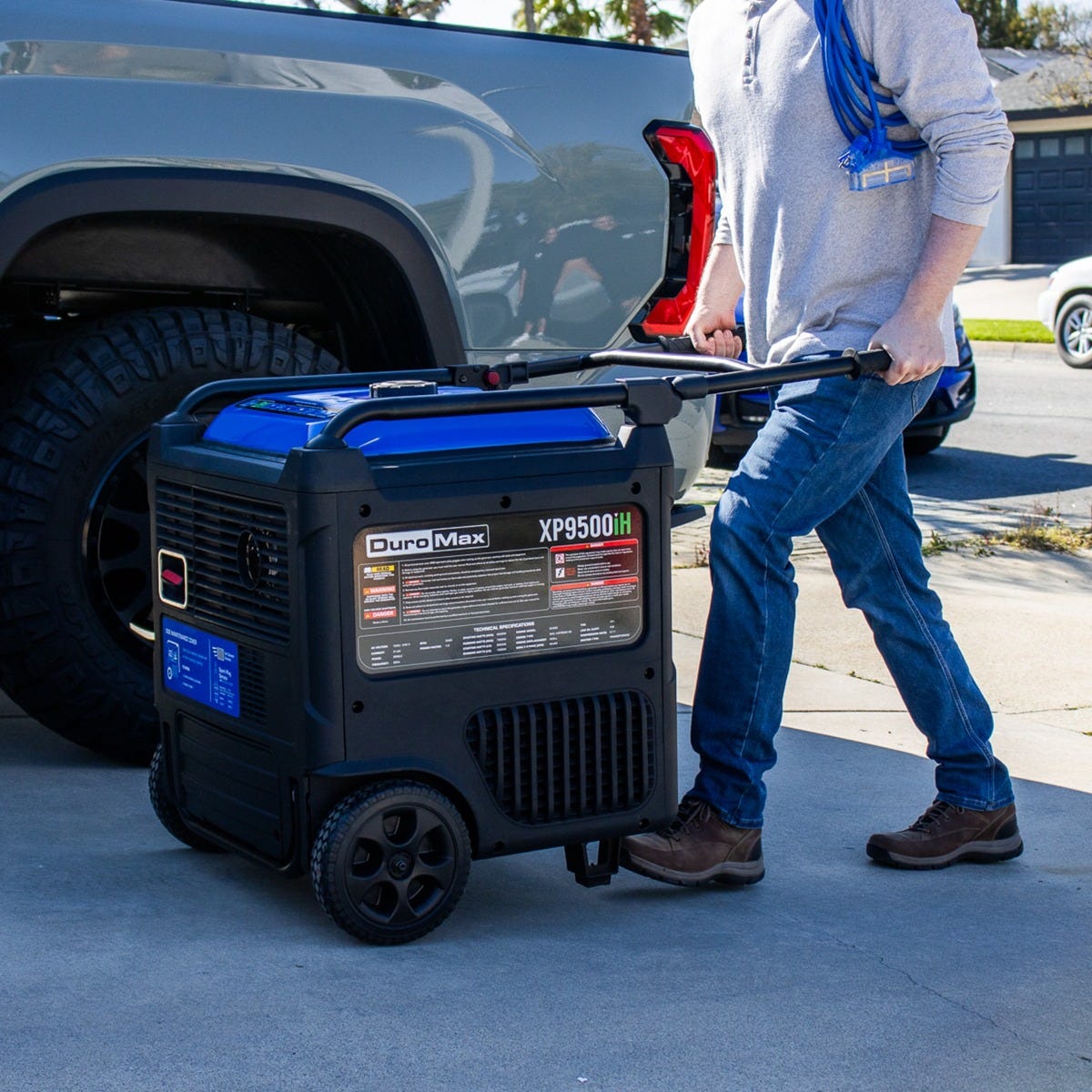 Duromax XP9500iH Portable Dual Fuel Inverter 9,500-Watt Generator w/ CO Alert