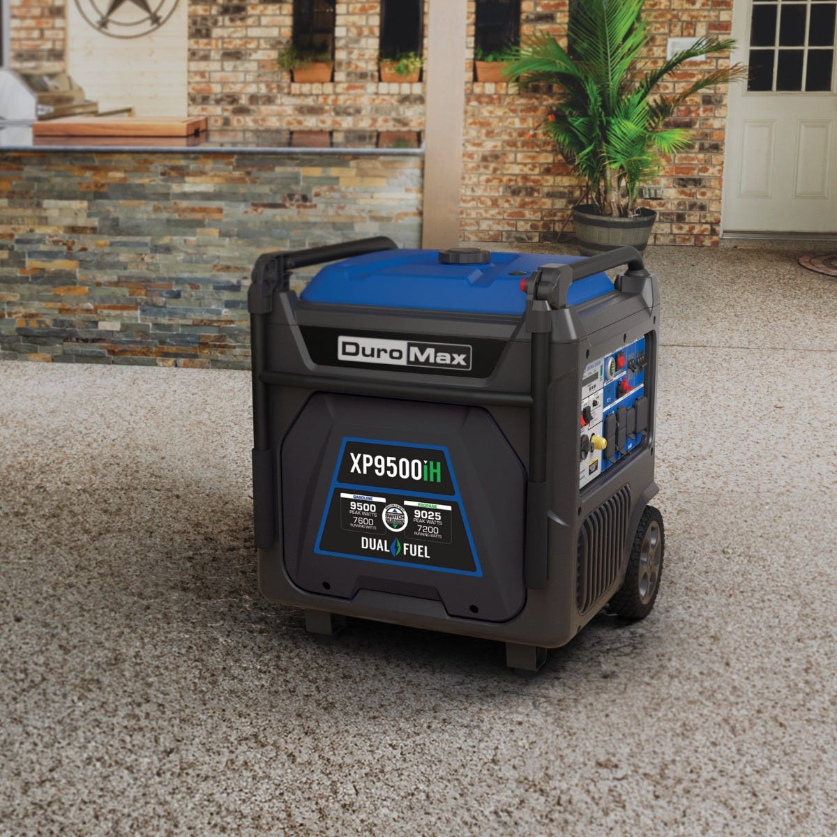 Duromax XP9500iH Portable Dual Fuel Inverter 9,500-Watt Generator w/ CO Alert