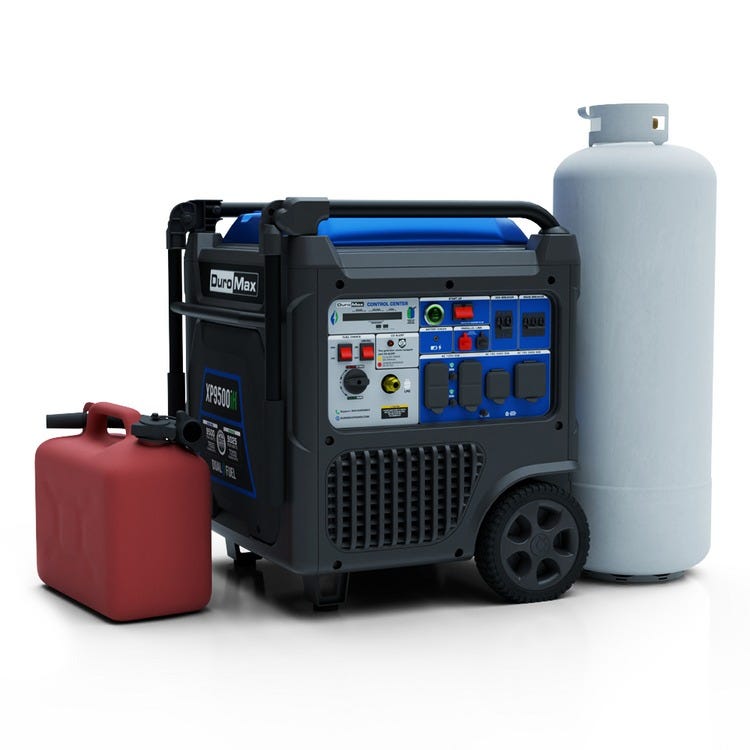 Duromax XP9500iH Portable Dual Fuel Inverter 9,500-Watt Generator w/ CO Alert