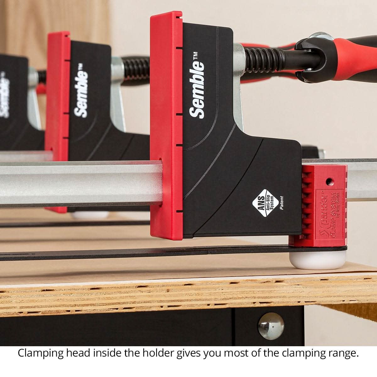 Woodpeckers XPANDER-2430 Xpander Clamp System - Compatible with Parallel Jaw Clamps 24 in. - 40 in.