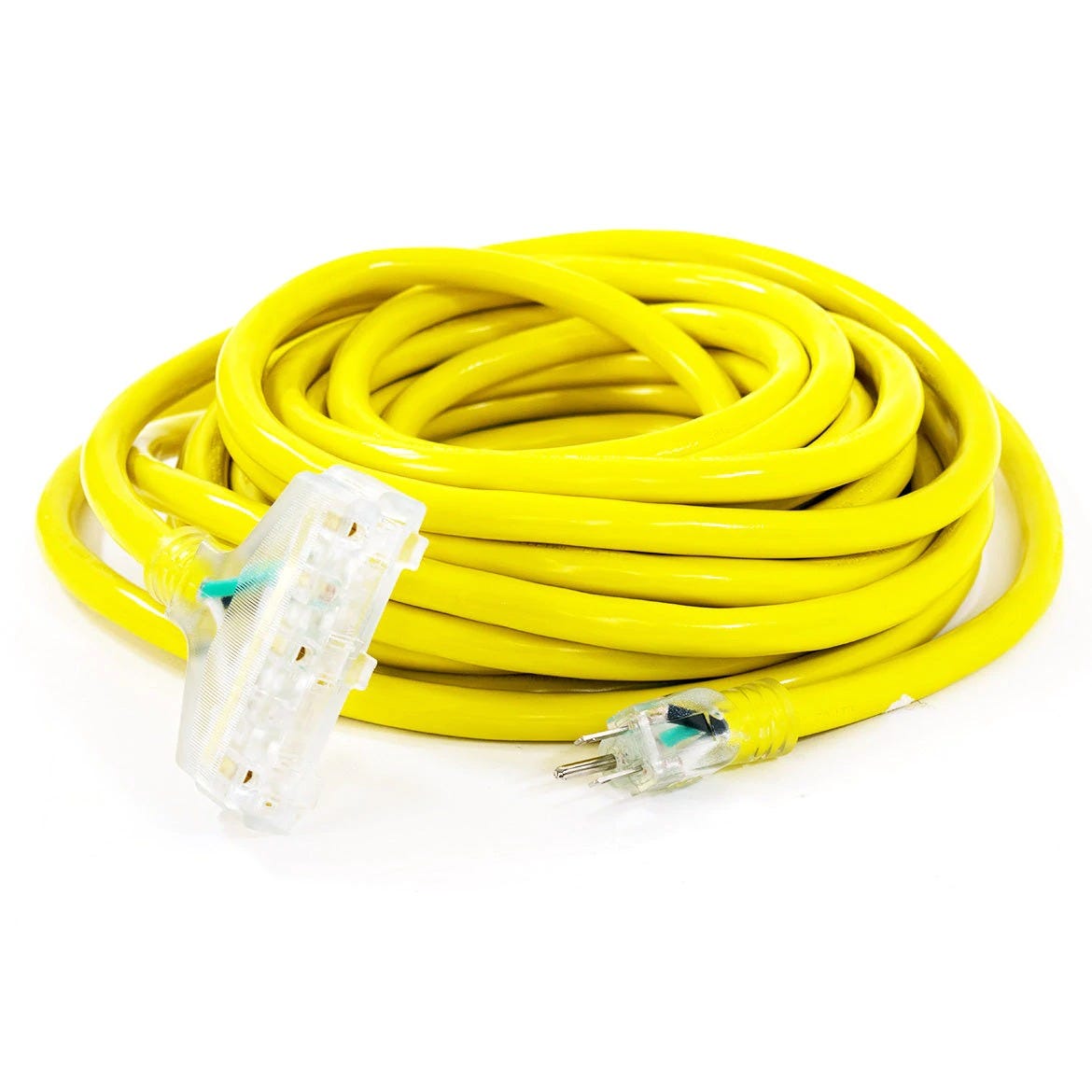 Duromax XPC10025C 25-Foot 10-Gauge Triple Tap Extension Power Cord
