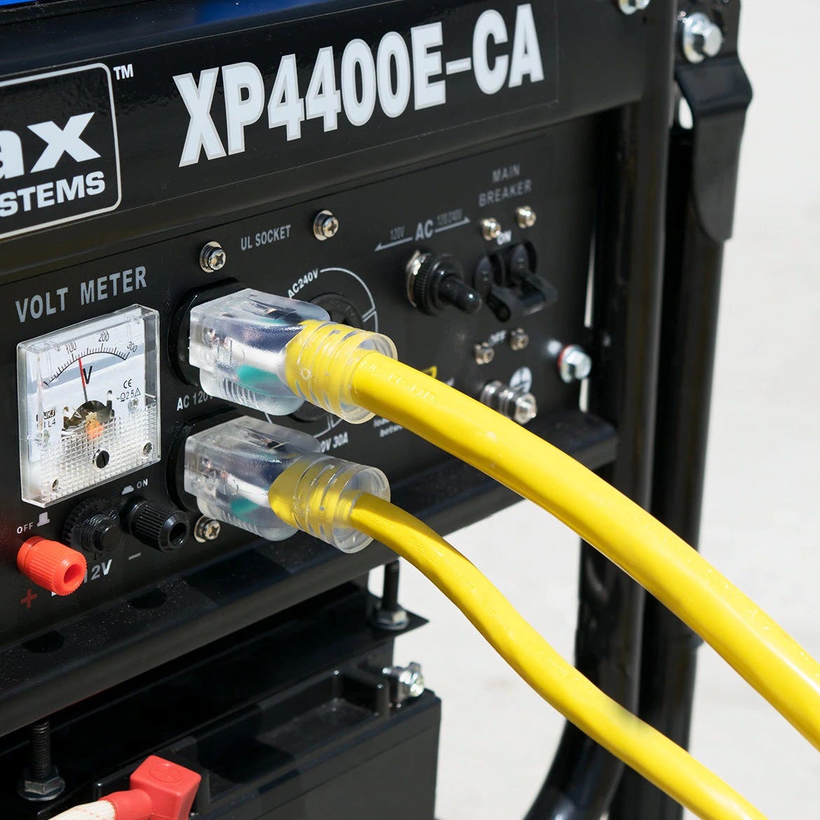 Duromax XPC10025C 25-Foot 10-Gauge Triple Tap Extension Power Cord