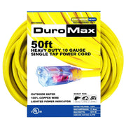 DuroMax XPC10050A 50-Foot 10-Gauge Single Tap Extension Power Cord