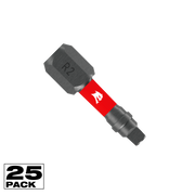 Diablo 1 in. Square #2 Drive Bit with Bit Holder (DSQ21BHP25)