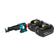Makita 18V X2 (36V) Brushless Cordless Recipro Saw with 18V LXT 5.0AH Batteries, 2-Pack
