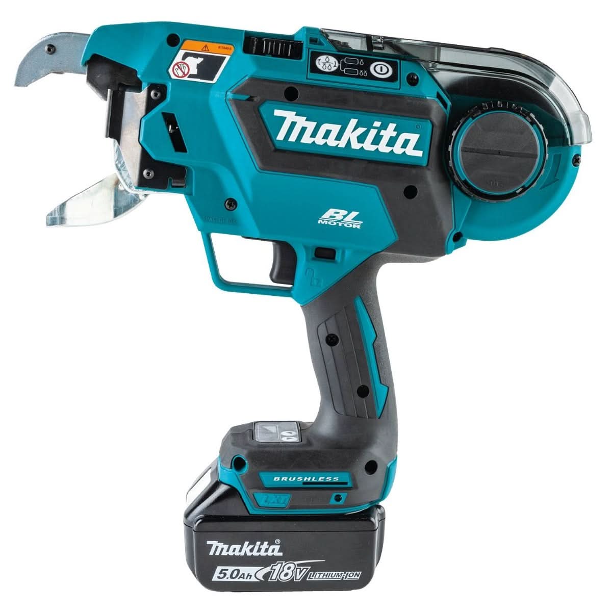 Makita XRT02TK 18V LXT Brushless Cordless Deep Capacity Rebar Tying Tool with Steel Tie Wire 50-Pack, 5.0Ah Kit