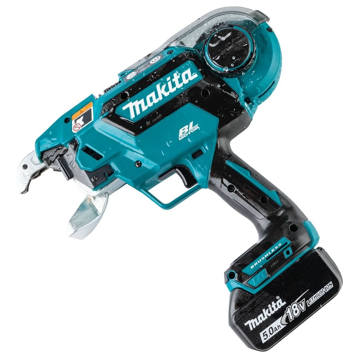 Makita XRT02TK 18V LXT Brushless Cordless Deep Capacity Rebar Tying Tool with Steel Tie Wire 50-Pack, 5.0Ah Kit