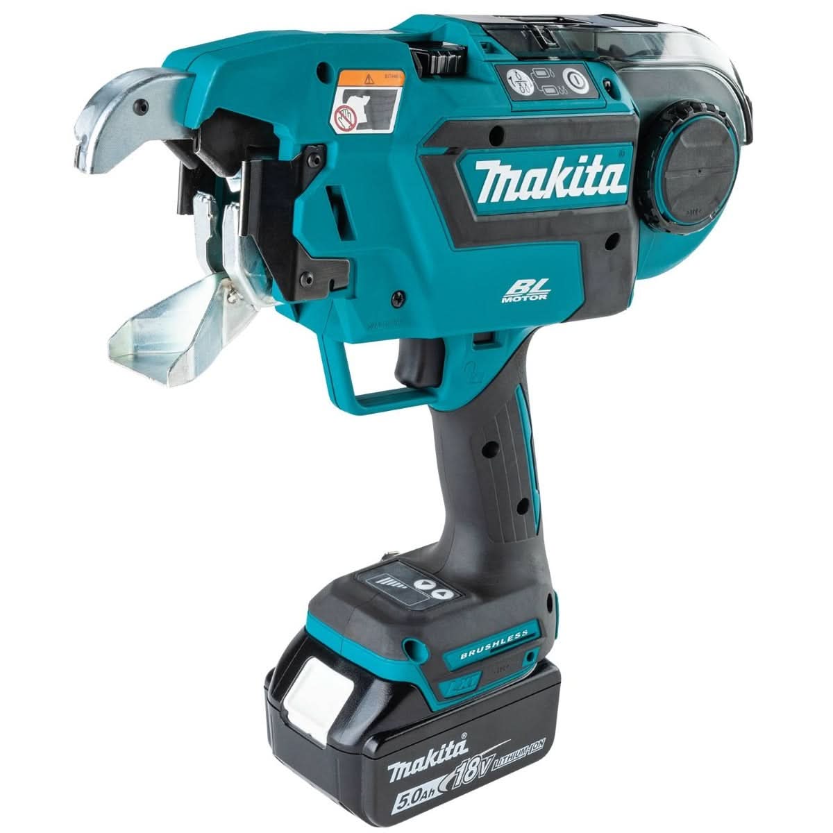 Makita XRT02TK 18V LXT Brushless Cordless Deep Capacity Rebar Tying Tool with Steel Tie Wire 50-Pack, 5.0Ah Kit